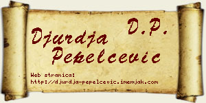Đurđa Pepelčević vizit kartica
